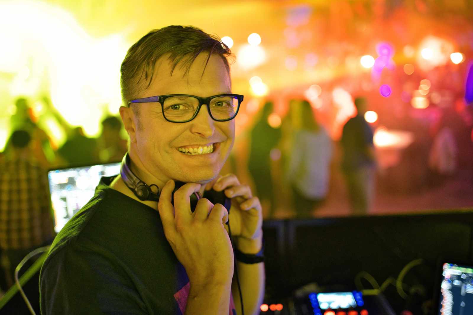 DJ Tobias auf einer Hochzeitsfeier im Schlossgut Lüll 